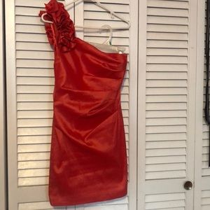 One Shoulder Homecoming Dress